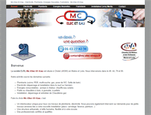 Tablet Screenshot of mc-elec-et-eau.fr